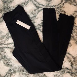 Black Leggings with Mesh detail on both calfs
